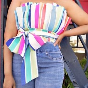 7th Avenue Rainbow Cupcake Top